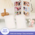 120/240 Slot Card Holder Photo Album Business Card Book Star Chasing Business Three Inch Transparent Card Bag.