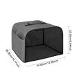 Air Fryer Hood For Grill Durable Kitchen Dust Cap With Storage Pockets Waterproof Household Grill Toaster Dust Cover SIKEZHAN. 