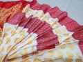 White Color Katan Saree For Women Without Blouse Pieces.