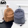 MARKROYAL Pure Color Corduroy Backpack Fashion Women School Backpack Women Backpack Teenger Girl School Bags Female Bagpack. 