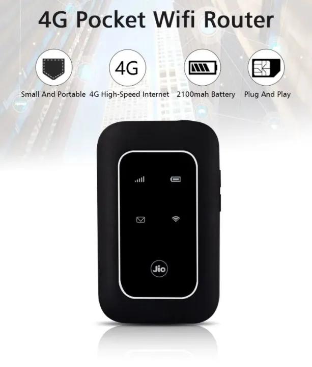 Jayco Sphere 4g Router JIO 4G+ LTE Mobile WiFi Portable Hotspot Router – MF680S | Daraz.lk