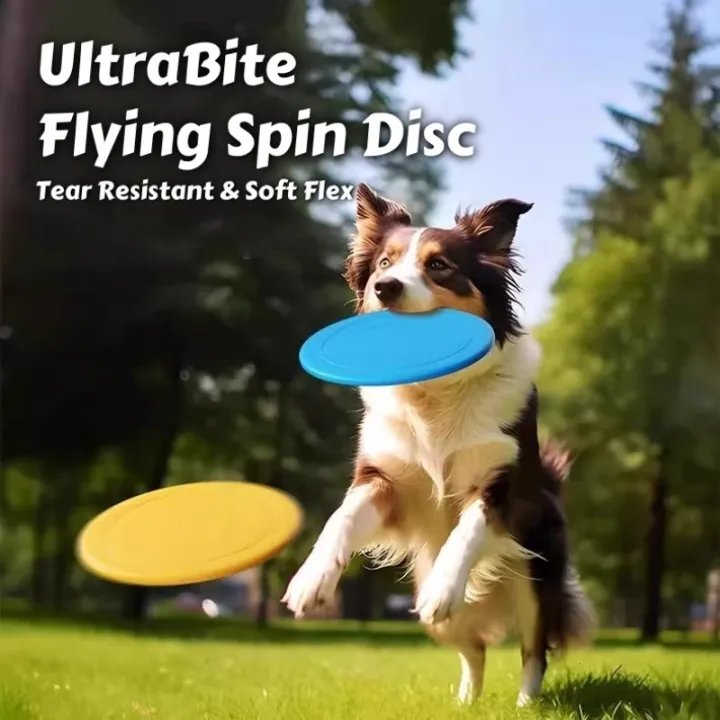 UltraBite Flying Spin Float Disc -Tear Resistant & Soft Flex Dental ...