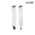 2Pcs 52mm/63.5mm/70mm Stainless Steel Collar Stays Bones For Dress Shirt Business Party Jewelry.