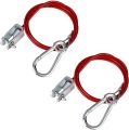Universal Heavy Duty Stainless Steel Caravan Trailer Breakaway Rope Brake Away Safety Cable Braked Hitch Accessories Parts. 