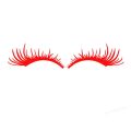 1Pair Car Headlight Eyelash Stickers 3D Charming False Eyelashes Decal Car Bumper Decoration Motorcycle Styling Accessories. 