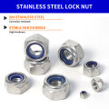 200pcs DIN985 Hex Nylon Insert Self Lock Nut Nylock Locknut Assortment Kit Set M2 M2.5 M3 M4 M5 M6 M8 304 A2-70 Stainless Steel. 