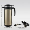 1200 ML Portable Water Heater Car Hot Kettle 120/240 W 12/24 V Car Truck Water Heater Auto Shut Off Fast Boiling for Travel Home. 