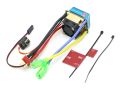 480A Brushed Speed Controller ESC with Cooling Fan, 3 Modes Multiple Protection, ESC for 1/10 RC New Rain 480A Three Mode Brushed Speed Controller ESC Regler for 1/10 1/8 Rc Touring car, Buggy, Short Course Truck, Monster, truggy, rovk Crawler and Tank. 