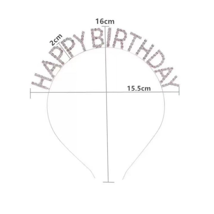 1PC%E3%80%80Crystal%20"Happy%20Birthday"%20Headband,%20Glittering%20Birthday%20Hair%20Accessory,%20Ideal%20for%20Adding%20Glam%20to%20Birthday%20Parties%20-%20Image%202