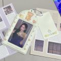 Cute Bear Bunny Cat PVC Card Holder Versatile School Meal Card Idol Photocard Storage Display Ins Style.