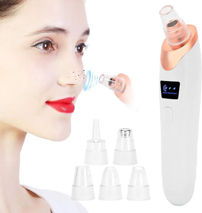 U.A TARDER Pore ??Cleaner, Pore Cleaner Machine, Blackhead Removal Device Electric Pore Cleaner Acne Pimple Removal Vacuum Sucker Skin Care Tool
