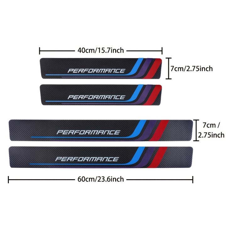 4pcs%20Carbon%20Fiber%20Sill%20Plate%20Stickers%20Guard%20Decals%20for%20Bmw%20Performance%20M%201%202%203%204%205%206%207%20Series%20X1%20X2%20X3%20X4%20X5%20X6%20X7%20Car%20Styling%20-%20Image%202