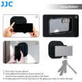 JJC Anti-Reflection Camera Lens Hood for iPhone 15 14 13 12 Samsung Android w Cold Shoe Phone Lens Hood for Photos Through Glass. 