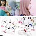 Hijab Pins Multi-Use Hijab Pin Headscarf Shawl Brooch Pin Scarf Pearl Clips Anti Slip Brooch Headscarf Shawl Scarf Lady Muslim Fixed Pins Scarf Hijab Clips Pearl Stylish Brooch for Women Jewelry. 