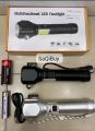 high power reliable torch with zoom in function and also having C type chaging lead and also work as a mobile charging as a power bank. 