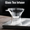 OANKR Glass Tea Strainer for Loose Tea-leaves,Tea Infuser Universal Steeper for Teapots, Mug,Travel Tumblersm,Kitchen Bar Tool. 