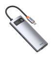 Baseus 6-in-1 Metal Gream series Multifunctional Type-Hub Docking station. 