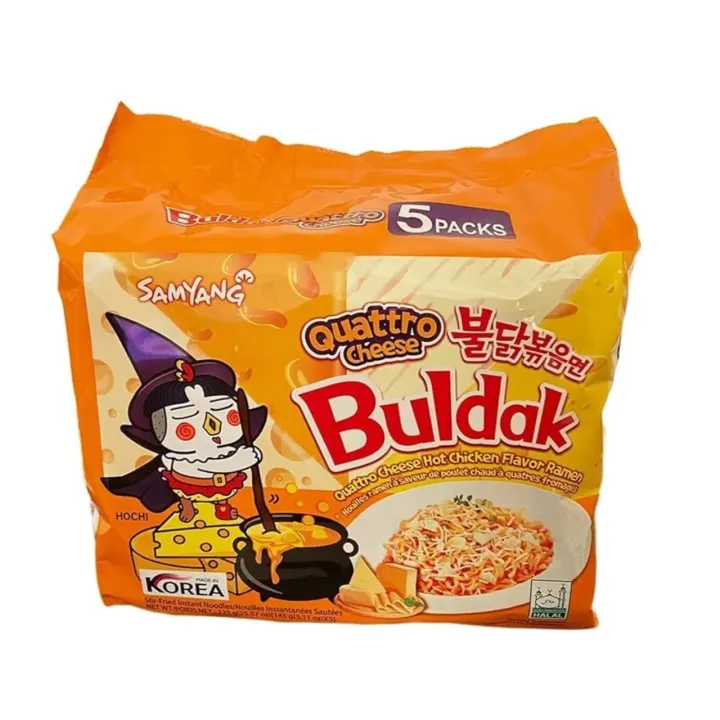Samyang%20Buldak%20Quattro%20Cheese%20Ramen%20Hot%20Chicken%20Flavour%20Noodles%20145g%20(Pack%20of%205)%20-%20Image%203
