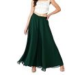 Pure Georgette With Lining Crape Flare Plazo Pant For Women. 