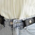 1pc Buckle-Free Belt For Jean Pants,Dresses,No Buckle Stretch Elastic Waist Belt For Women/Men,No Bulge,No Hassle Waist Belt. 