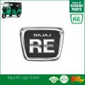 Bajaj RE Logo Sticker Three wheel. 