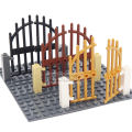 Marumine MOC Bricks Door 1x4x9 Arched Iron Gate Accessories Compatible 42448 City Street View House Buidling Blocks Castle Parts.
