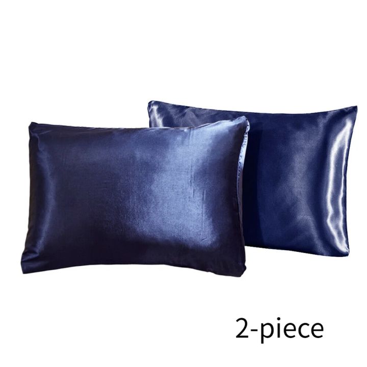 2-piece%20Pure%20Emulation%20Silk%20Satin%20Pillowcase%20ice-cold%20Comfortable%20Pillow%20Cover%20Pillowcase%20For%20Bed%20Throw%20Double%20Pillow%20Covers%20-%20Image%202