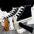 10Pcs Flat Cotton Shoelaces for Sneakers AF1 AJ1 Shoelace High-top Canvas Casual Shoe Laces No Elasticity Shoestrings Men Women.