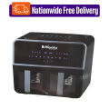 Miyako AF-4590 Double Chamber Digital Touch Panel Air Fryer, 9Liters..