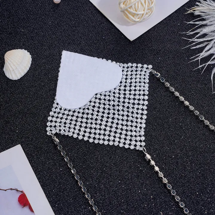 1%20Pair%20Rhinestone%20Nipple%20Pasties%20Stickers%20Women%20Multilayer%20Metal%20Chain%20Tassel%20Nipple%20Cover%20Reusable%20Nipple%20Cover%20For%20Party%20-%20Image%206