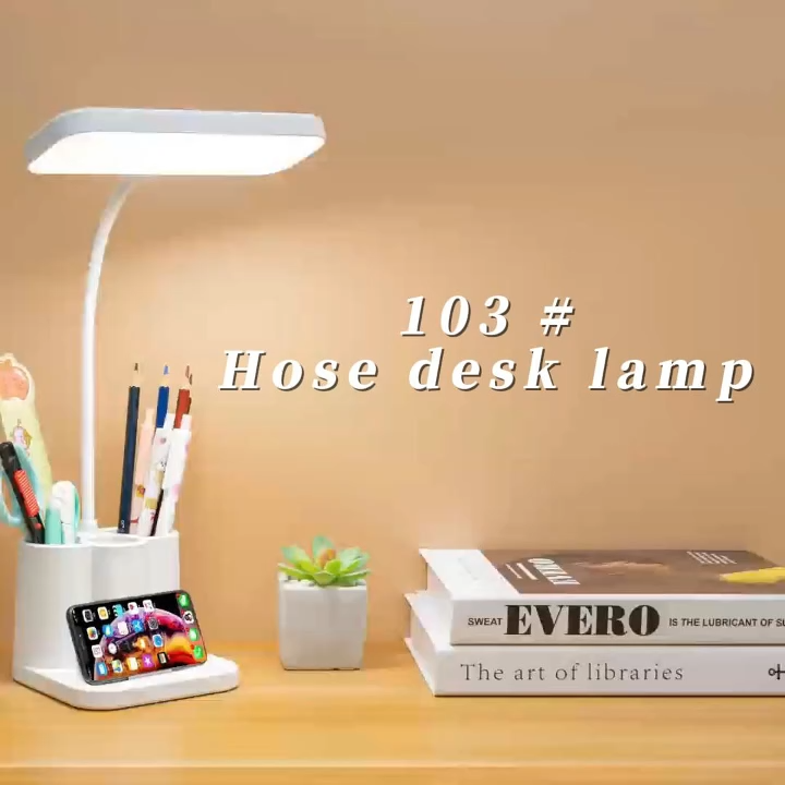 LED Study Lamp Desk Reading Light for Students – USB Powered-Adjustable Brightness