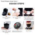 Reusable Coffee Capsule Adapter for Dolce Gusto Genio S Crema Pod Grinder - Eco-Friendly and Compatible with Coffee Pods. 