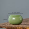 1PC Small Round Ball Flower Pot Small Fresh Ceramic Succulent Flower Pot Creative Simple Gardening Supplies Home Decoration. 