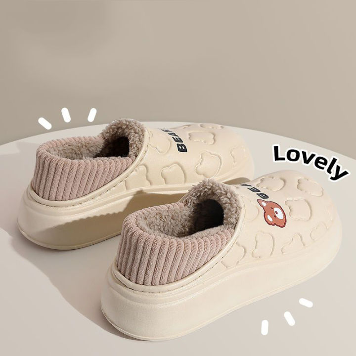 Winter%20Slippers%20For%20Women%20Bear%20Cartoon%20Outdoor%20Waterproof%20House%20Shoes%20For%20Men%20Plush%20Casual%20Shoes%20Indoor%20Fluffy%20Cotton%20Slippers%20-%20Image%207