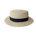 Korean Summer Men's and Women's Top Hats Straw Hats Sunshade Sunscreen Hats Beach Vacation Travel Hat.