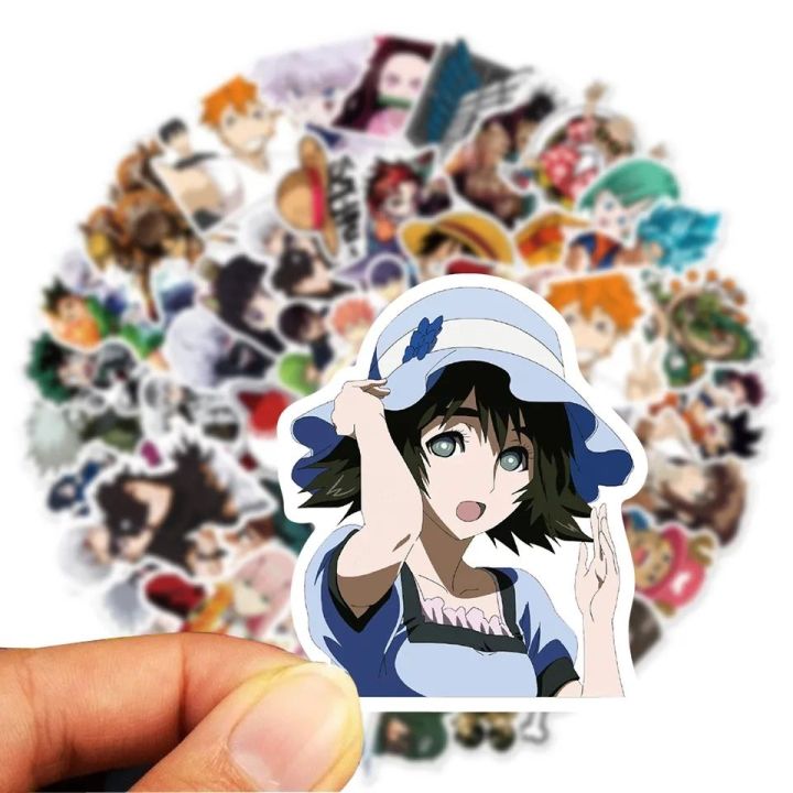 Mix%20Anime%20Stickers%20Decals%20Skateboard,%20Laptop,%20Suitcase,%20Motorcycle%2010/25/50Pcs%20-%20Image%204