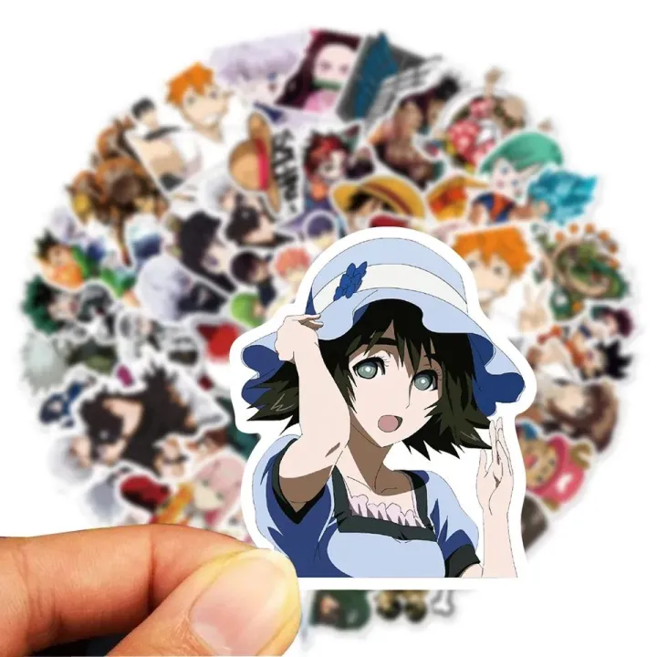 Mix%20Anime%20Stickers%20Decals%20Skateboard,%20Laptop,%20Suitcase,%20Motorcycle%2010/25/50Pcs%20-%20Image%204