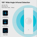 WiFi Zigbee Smart PIR Motion Sensor Tuya Infrared Human Body Detector Home Security Burglar Alarm Smart Life Works With Alexa. 