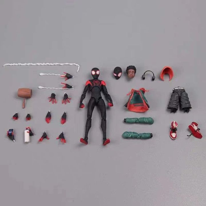 Miles%20Morales%20Spider%20Man%20Action%20figures%2015cm%20Multi-Accessories%20Super%20Hero%20Spiderman%20Movable%20Statues%20Model%20Collectible%20Ornaments%20-%20Image%206