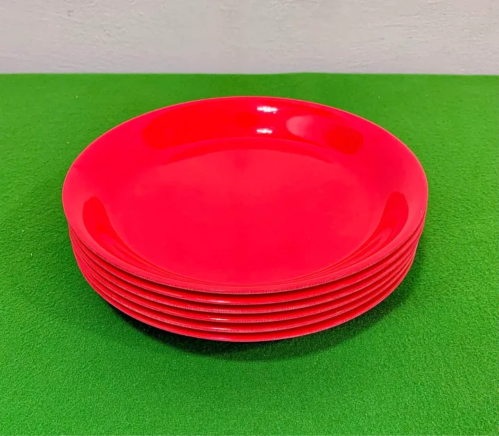 Premium%20Quality%206Pcs%20Melamine%20Plates%20Set%20Deep%20Quarter%20Medium%20Plate%20Melamine%20Double%20Glazed%20Black%20Color%20Plate%20Set%20Size%20"9"Inche%20-%20Image%209