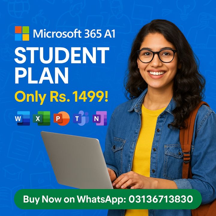 Microsoft 365 A1, Get Word, Excel, PowerPoint, Outlook, OneNote, Teams & OneDrive