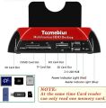 hdd Docking Station Tccmebius TCC S862 USB Docking Station USB 2.0 t SATS,IDE Dual hard drive Docking Station with all in one card reader red COLOR. 