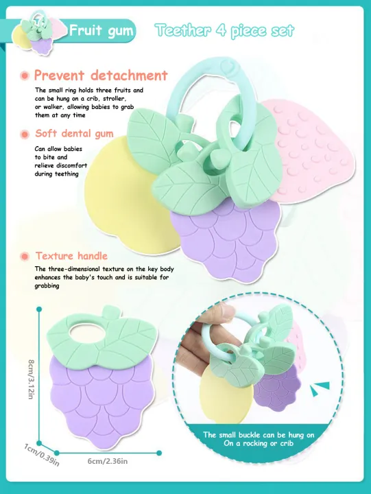 Baby%20Fruit%20Style%20Soft%20%20Rattle%20Teether%20Toy%20Kid%20Newborn%20Chews%20Food%20Grade%20Silicone%20Teethers%20Infant%20Training%20Bed%20Toy%20Chew%20Toys%20-%20Image%204