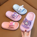 Sanrio Children's EVA Slippers Kuromi Melody Cinnamoroll Baby Indoor Slides Boys Girls Bathroom Non-slip Sense of Cloud Sandals. 