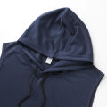 USA/EU Size Men Quick-Dry Running T-Shirts Outdoor Sport Streetwear Hoodie Vest Summer Sleeveless Shirt Gym Jogging T-Shirt. 