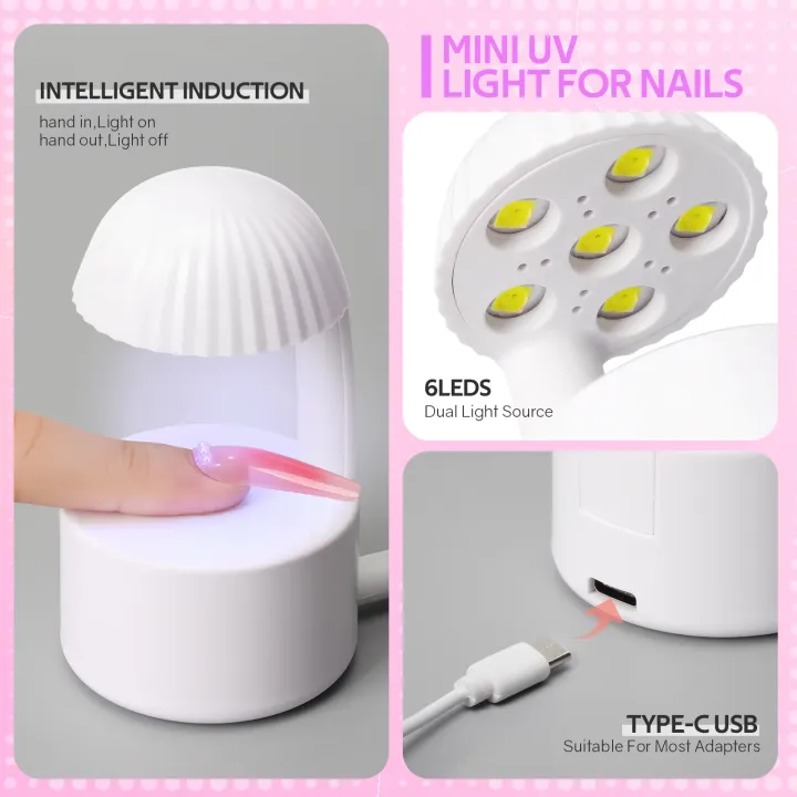LULAA%20Mini%20Flash%20Cure%20Light%20for%20Gel%20Nails%20Quick%20Drying%20Nail%20Lamp%20Flash%20Cure%20Lamp%20for%20Nail%20Salon%20Home%20DIY%20Manicure%20-%20Image%204