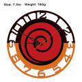 Naruto Sasuke Creative Wall Clock Anime Print Modern Minimalist Hanging Clock Wholesale Naruto Shippuden Uzumaki Itachi. 