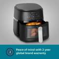 Philips Air Fryer 6.2 Litre |NA231/00| With Cooking Window and Touch Panel |Uses Upto 90℅ Less Fat 1700Watts| Rapid Air Technology. 