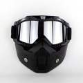 Motorcycle Motobike Bike Riding Helmet Shield Goggles.