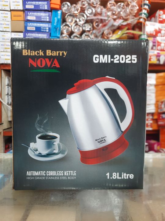 black Berry Nova electric Kettle GMI-2025, Nova 1.8Litter. kettle